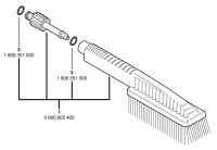 Bosch 0 600 800 400 AHB 90 Hand Brush Spare Parts